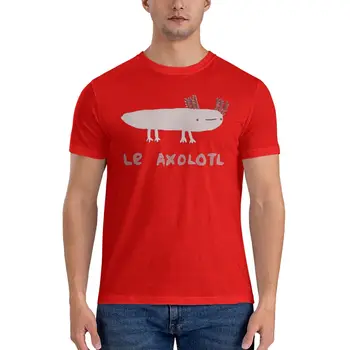 Le Axolotl Vybavené T-Shirt čierna tričko T-shirt mužov nadrozmerné t košele pre mužov