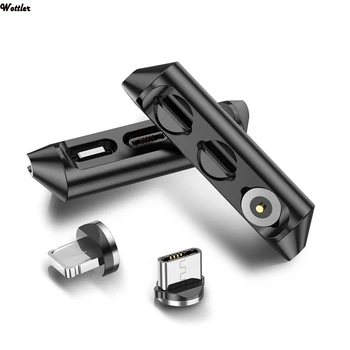Magnetické Plug Prípade Prenosný Úložný Box Pre iPhone Micro USB Typu C Magnet Chagrer Adaptér Konektor Kábla Organizátor