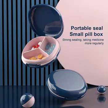 Pilulku Box Portable Multi-Grids Silikónové Pilulku Prípade Non-alergenické Pracky Dizajn Pilulku Kontajner protiprachová Bezpečné Pilulku Box Office
