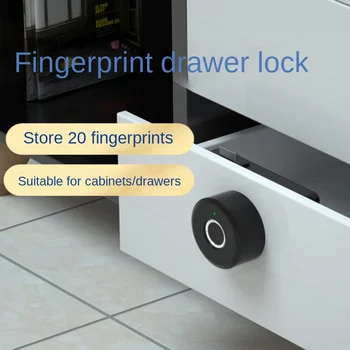 Smart Lock Kovové Mobile Visiaci zámok so Zarážkou a Odtlačkov prstov Biometrické Skrinku s USB Nabíjanie