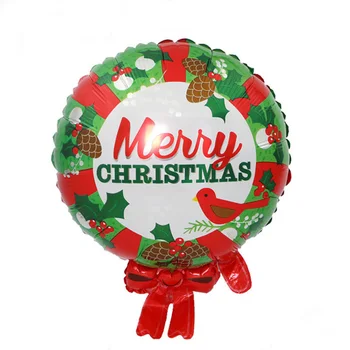 Veselé Vianoce Fóliové Balóny, Nafukovacie Hélium Vianočné Ozdoby Deti hračky, Vianočné Dekorácie pre Domov 1 kus