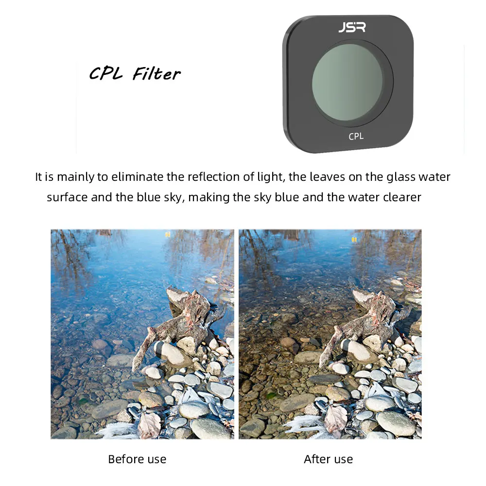Feiyu vreckový Fotoaparát Objektív Magnetické Filter Set , Obsahuje ŽÚ4 ND8 ND16 CPL ND32 / PL ND64 / PL Filtre pre Vonkajšie Fotografie - 2