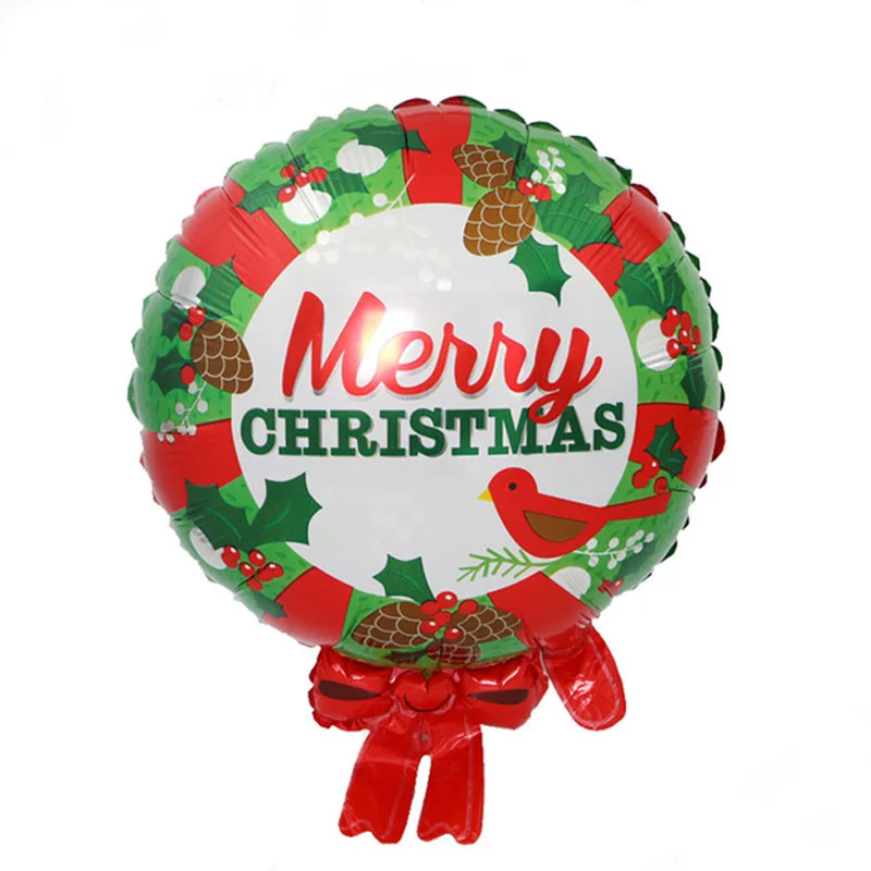 Veselé Vianoce Fóliové Balóny, Nafukovacie Hélium Vianočné Ozdoby Deti hračky, Vianočné Dekorácie pre Domov 1 kus - 0